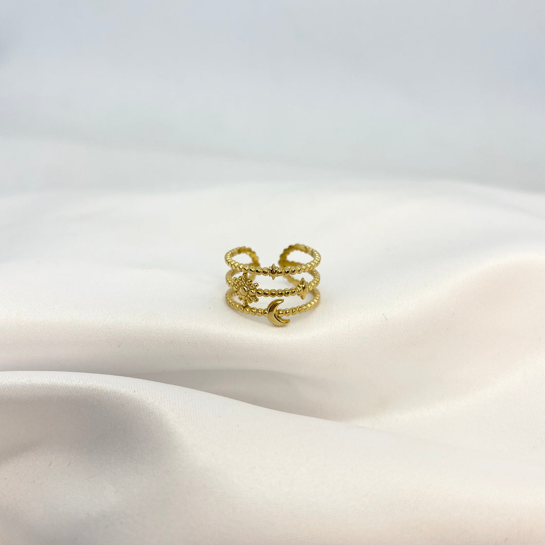 Bague MOON Doré